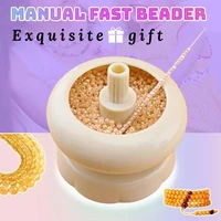 bead spinner manual fast beader connection jewelry bracelet making bead string tool wooden crafts diy making bead spinner holder