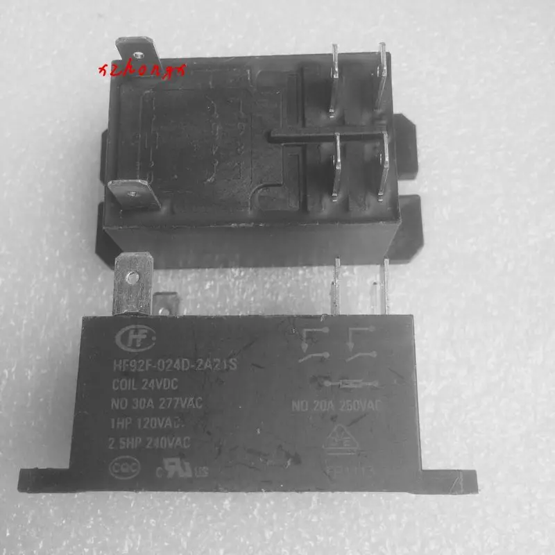 Hf92f-012d-2c22f реле 12VDC 8-pin 30A 277VAC