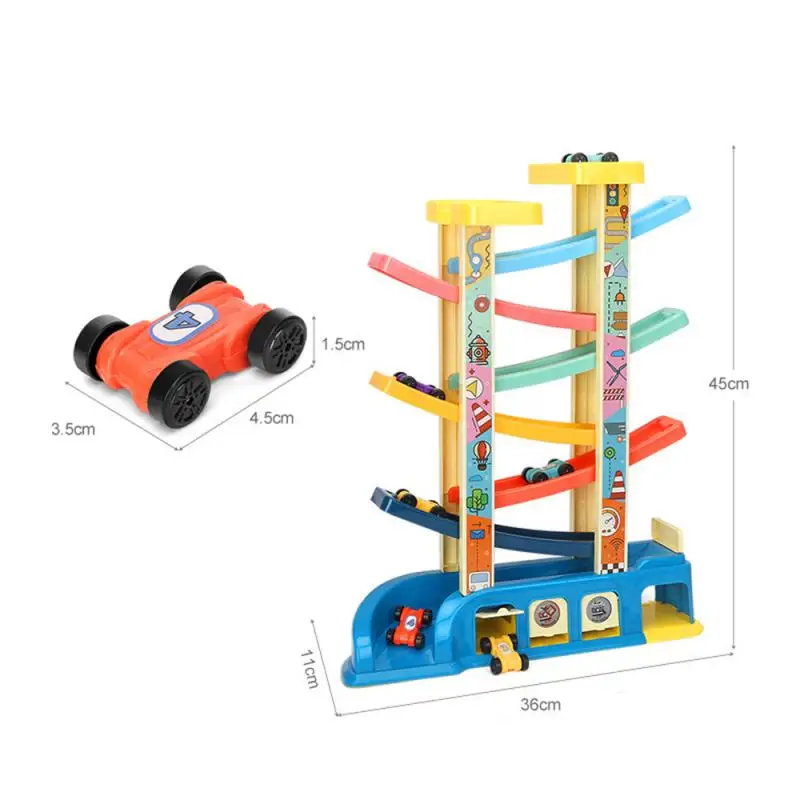 

Gliding Car Track Building Blocks Kids Game Toys Children Learning Educational DIY Toys Gifts For Child