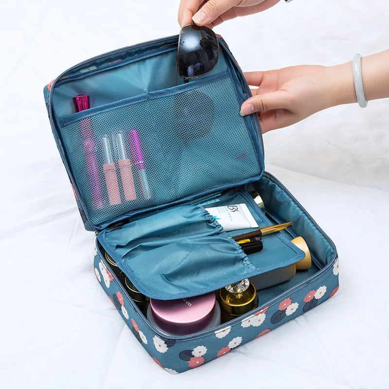 

High quality Multifunction Cosmetic Bag Women Toiletries Organizer Makeup Bags Waterproof Female Storage Make up Cases