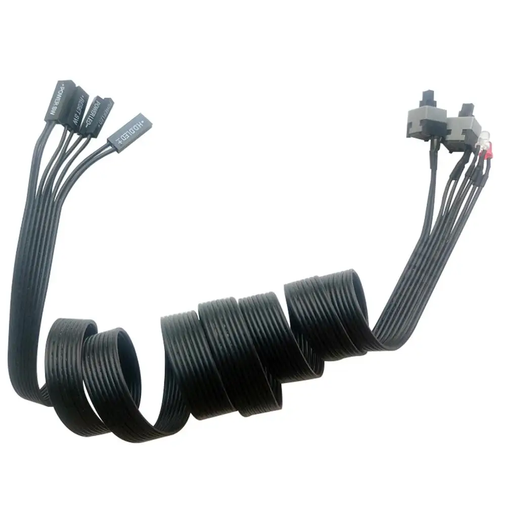 60 см материнская плата красный зеленый светодиодный светильник ПК блок питания