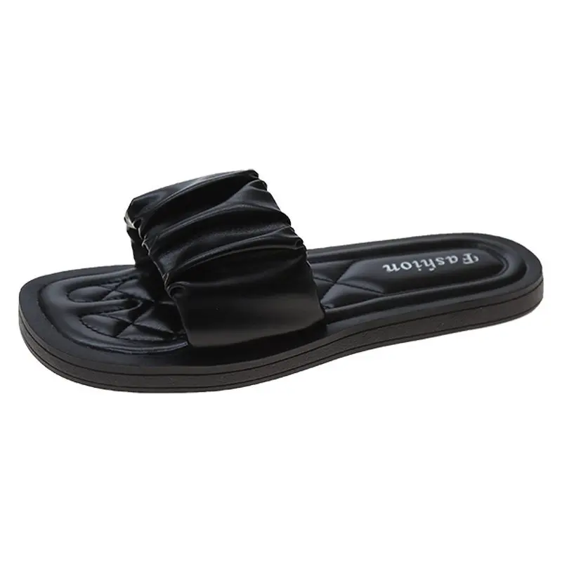 

2021 New Women's Shoes Fashion Sandals Female Ins Tide Fairy Style Student Flat-bottomed Thick-soled Roman Shoes