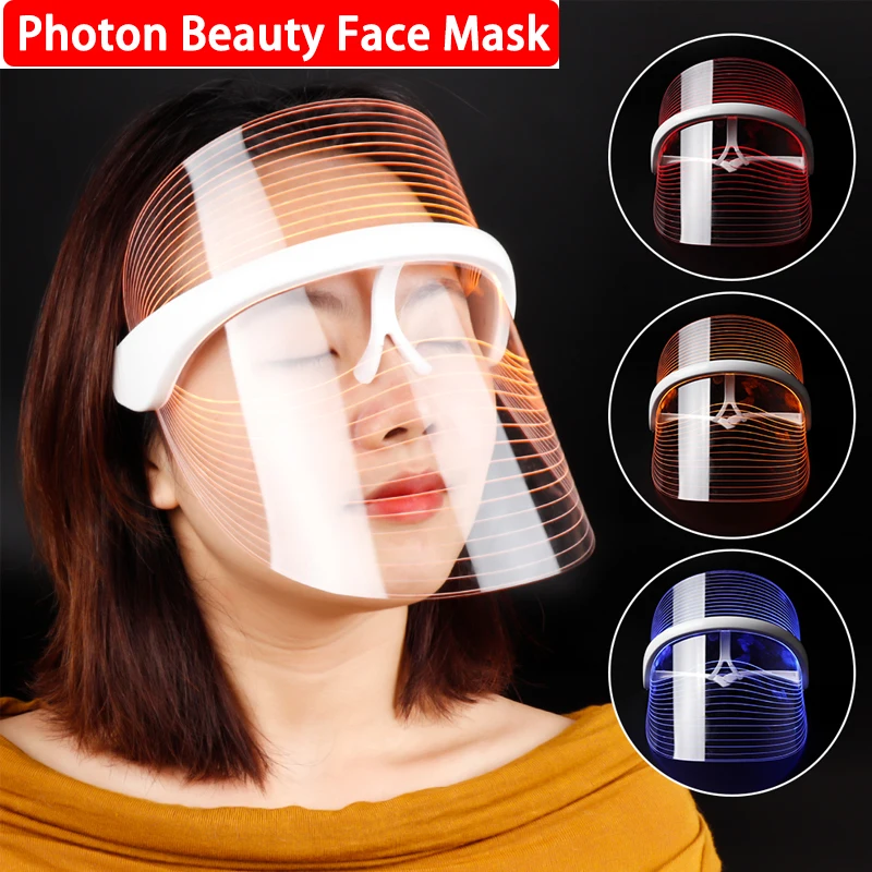 Домашний светодиодный светильник фотоновой маски лампа PDT для терапии ухода за