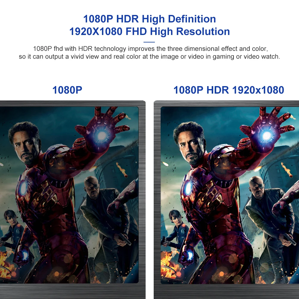 JOHNWILL новое обновление 15 6 дюймов Портативный HD Дисплей HDR 1080P FHD игровой монитор ПК