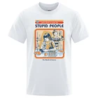 Уличная футболка с изображением героев комиксов A Cure для глупых людей, мужские футболки с принтом, Повседневная летняя одежда, модные мужские футболки
