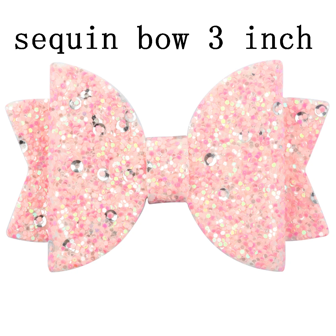 sequin-6 1 шт., заколки для волос для девочек, блестящие банты с зажимом, 3 дюйма, заколка-бабочка, заколки для волос, принт в виде сердца, звезды, патриотизм, точечный дизайн - Цвет: sequin-6