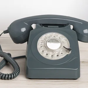 corded telephone rotary dial home telephone orange antique old fashion home phone classic vintage telephones best home gift free global shipping