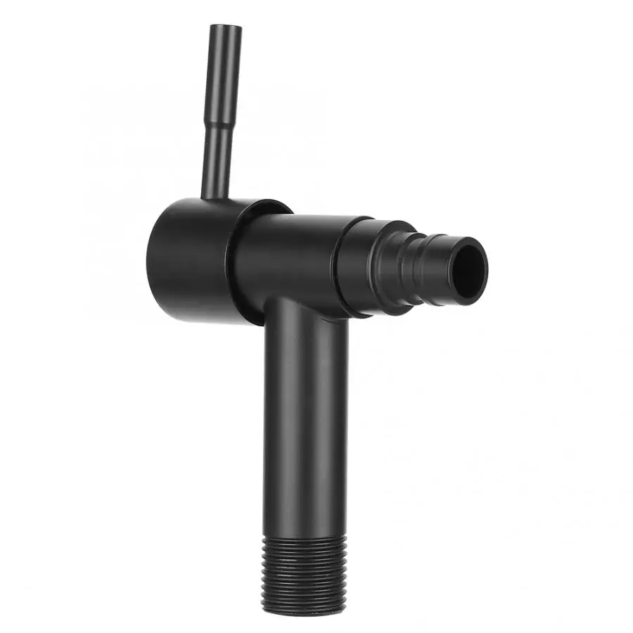 G1/2in Black Stainless Steel Washing Machine Faucet Single Cold Sink Water Tap Freeze-proof Crack-proof | Обустройство дома