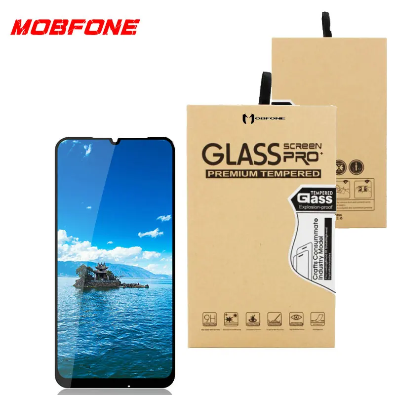 Полноразмерное закаленное стекло MOBFONE для Sony Xperia 10 защита экрана Sony10 клеевая