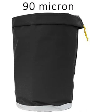 

55gallon 90micron Black Only 1pc Bubble Hash Bag Essense Extractor Kit Filtration Bag With 1pc 25micron Pressing Screen