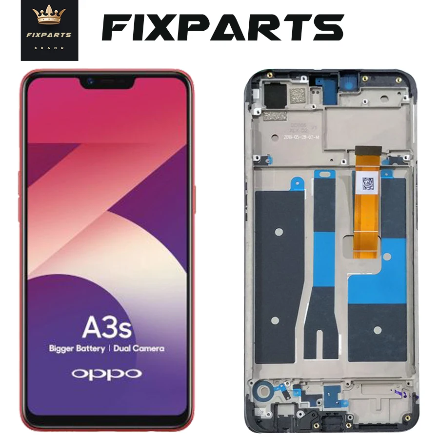 ЖК-дисплей A5 OPPO A3S сенсорный ЖК-экран дигитайзер CPH1803 CPH1805 полная Asselbly Замена F7 A3 LCD
