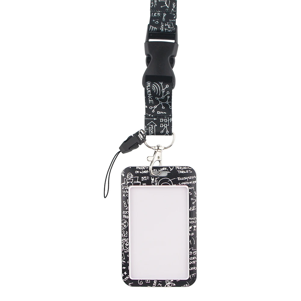 LB1872 шнурок для ключей с математической формулой шейный ремешок карт ID держатель