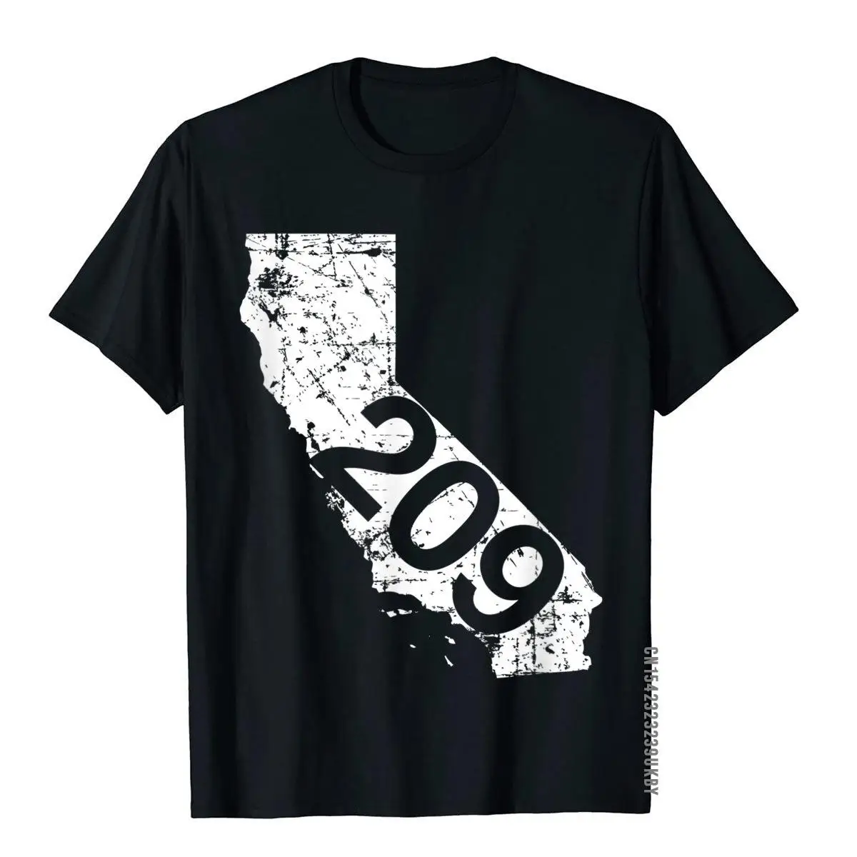 

3D Printed Modesto Area Code 209 Shirt California Gift T-Shirts TShirt For Men Funny Cotton Summer T Shirt