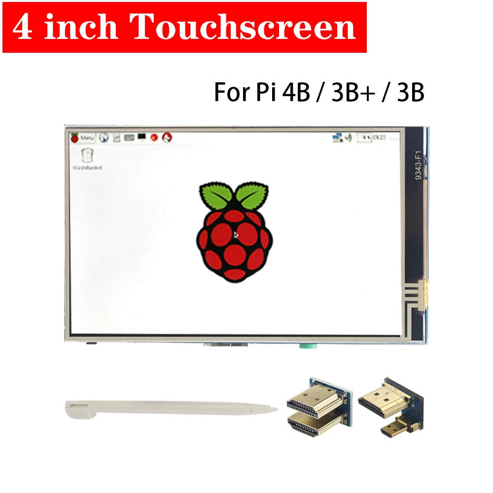 4 дюймовый TFT дисплей Raspberry Pi 800*480 IPS сенсорный экран ''HDMI ЖК модуль для 3 Model B 3B Plus