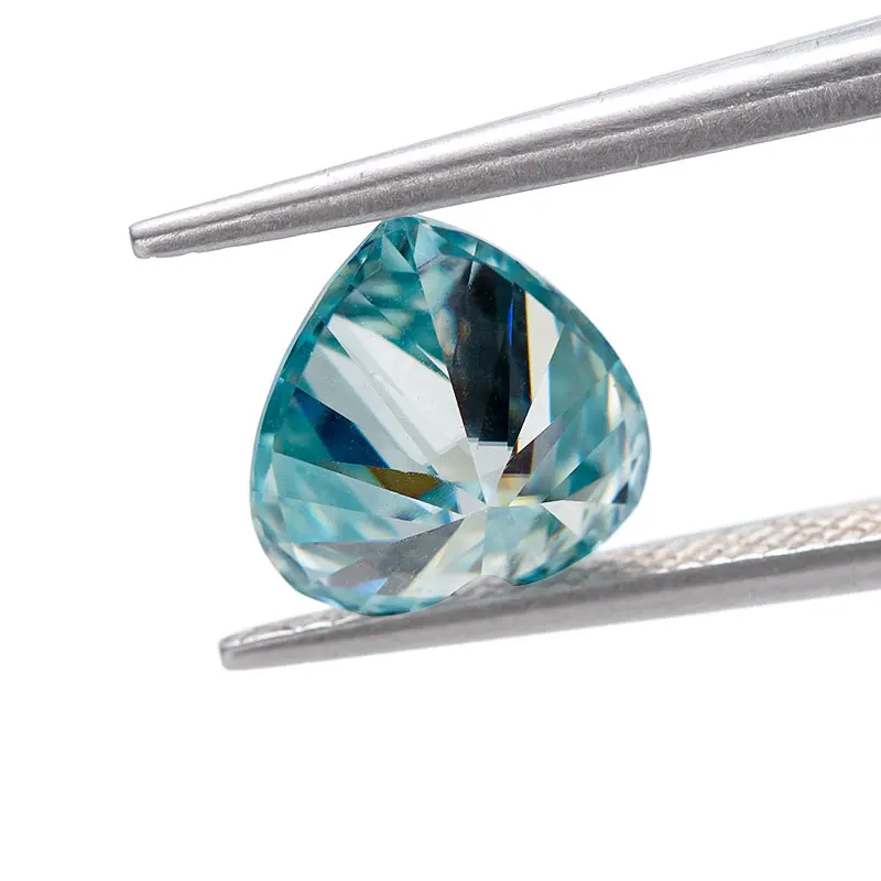 Незакрепленные камни из муассанита настоящий бесцветный бриллиант VVS1 яркий