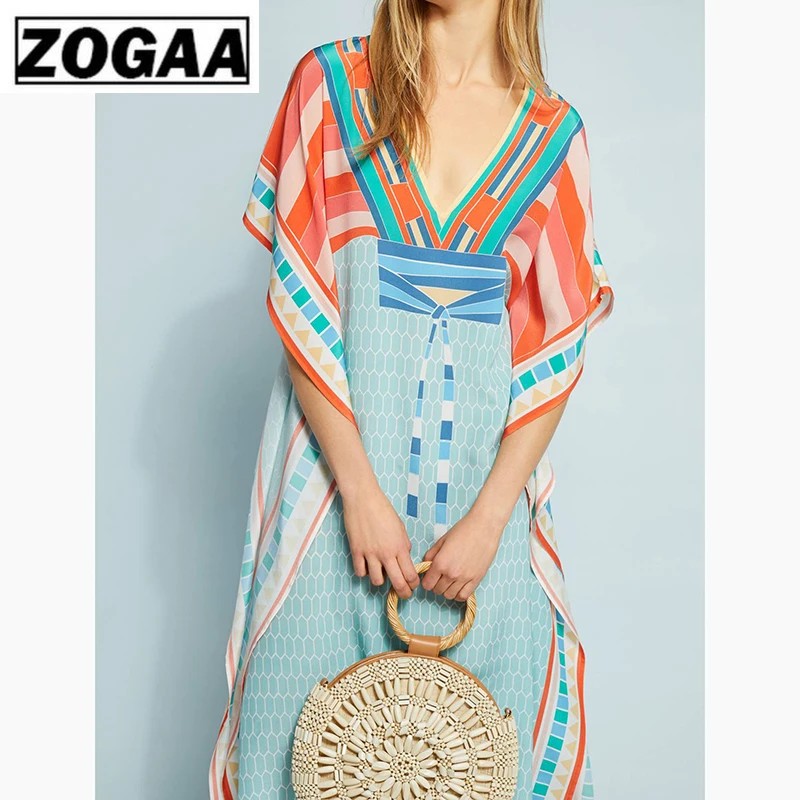 Пляжные платья Vestido De Praia длинное пляжное платье с v образным вырезом купальный