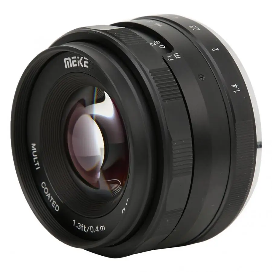 Meike 35 мм F1.4APS-C сплав Фокус объектив портрет Большая диафрагма для Canon EOS-M EF-M крепление