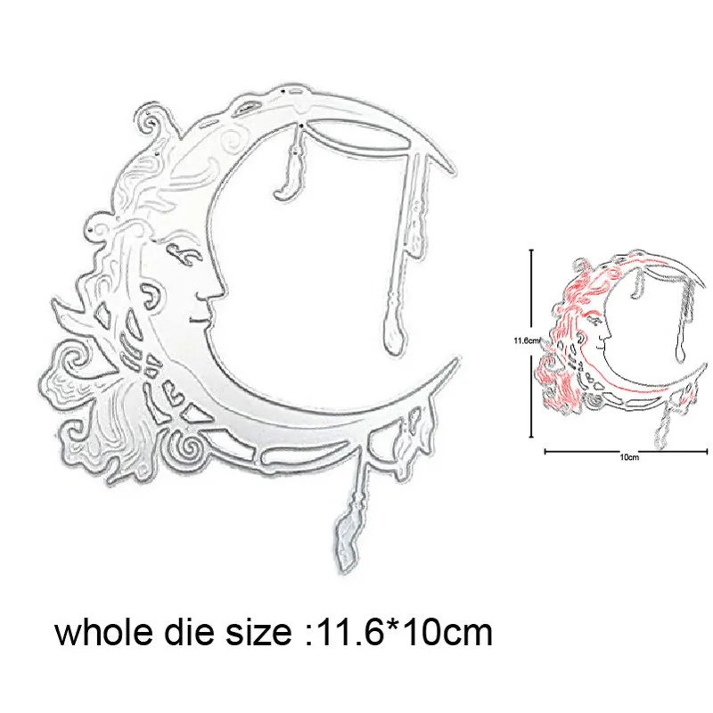 

Craft dies metal cutting dies cut die mold Angel Elves Moon Scrapbooking dies paper craft knife mould blade punch stencils dies