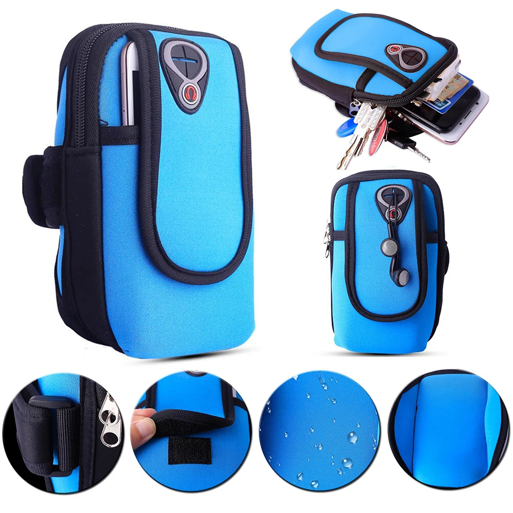 

Нарукавник для бега, спортивный чехол для телефона, водонепроницаемый держатель для телефона, сумка для мобильного телефона для фитнеса, по...