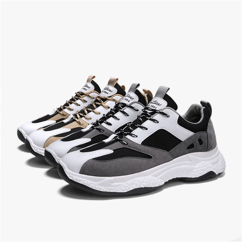 

Autumn campus wind breathable mesh thick bottom wild new old shoes shock absorption sports casual running shoes men's tide shoes