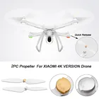 Аксессуары для дрона 1 пара запасных частей вращающийся по часовой стрелкепротив часовой стрелки Пропеллер для Xiaomi Mi 4K версия Запчасти для радиоуправляемого квадрокоптера дрона Запчасти для радиоуправляемого квадрокоптера