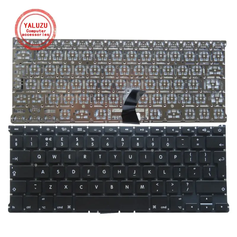 Клавиатура новая британская для Macbook Air клавиатура ноутбука 13 дюймов A1466 A1369 с