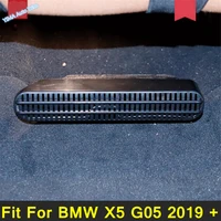 car styling under seat ac floor air conditioner vent outlet cover trim black fit for bmw x5 g05 2019 2022 interior accessorie