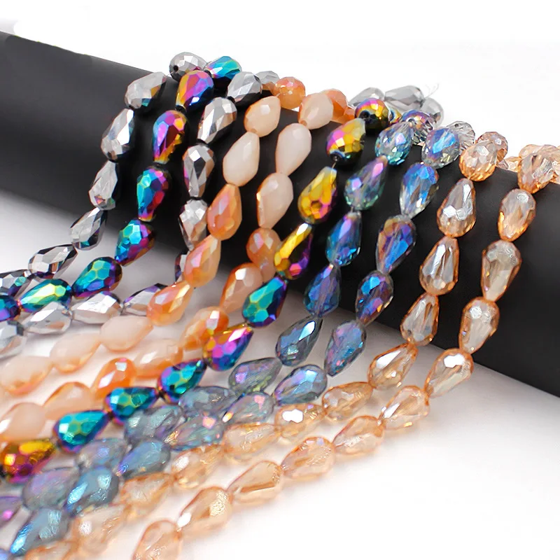 

Хрустальная подвеска 6x8, 10x15 мм, чешский лэмпворк, стеклянные граненые бусины, китайское Бисероплетение, ювелирные изделия, оптовая продажа ...