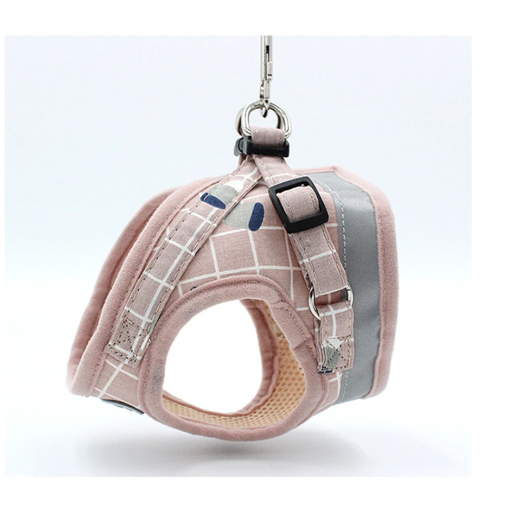 Различные размеры ПЭТ нагрудный Светоотражающие собаки жгут и поводок для собак