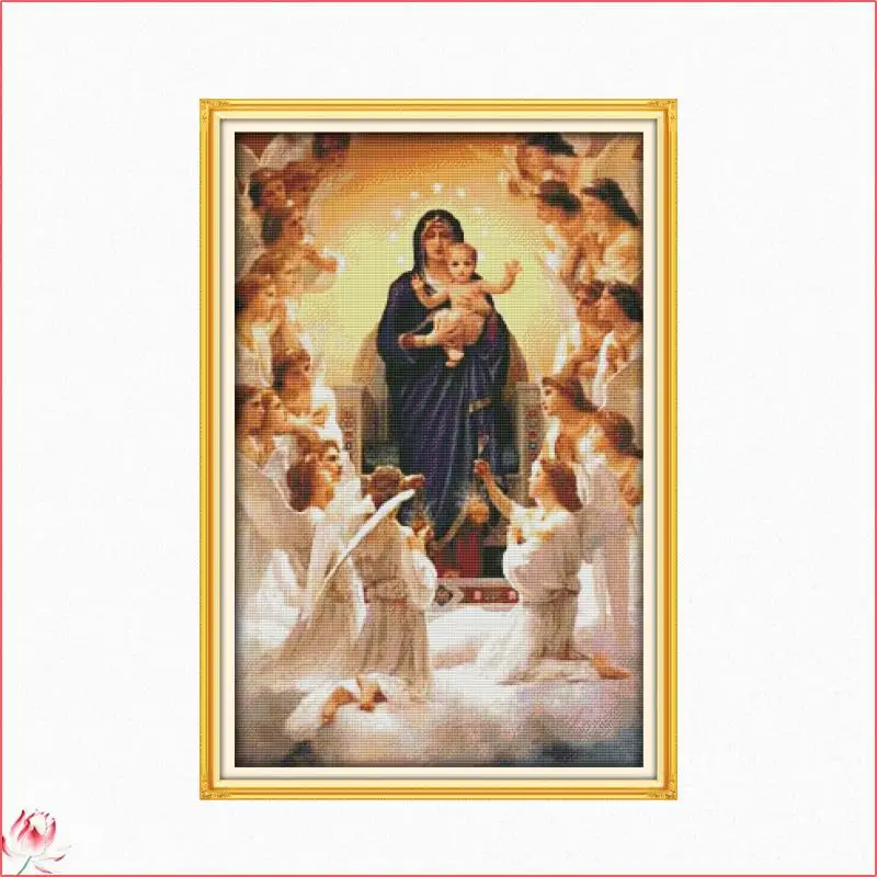 

Набор для вышивки крестом «жизни матери и сына» 14ct, 11ct