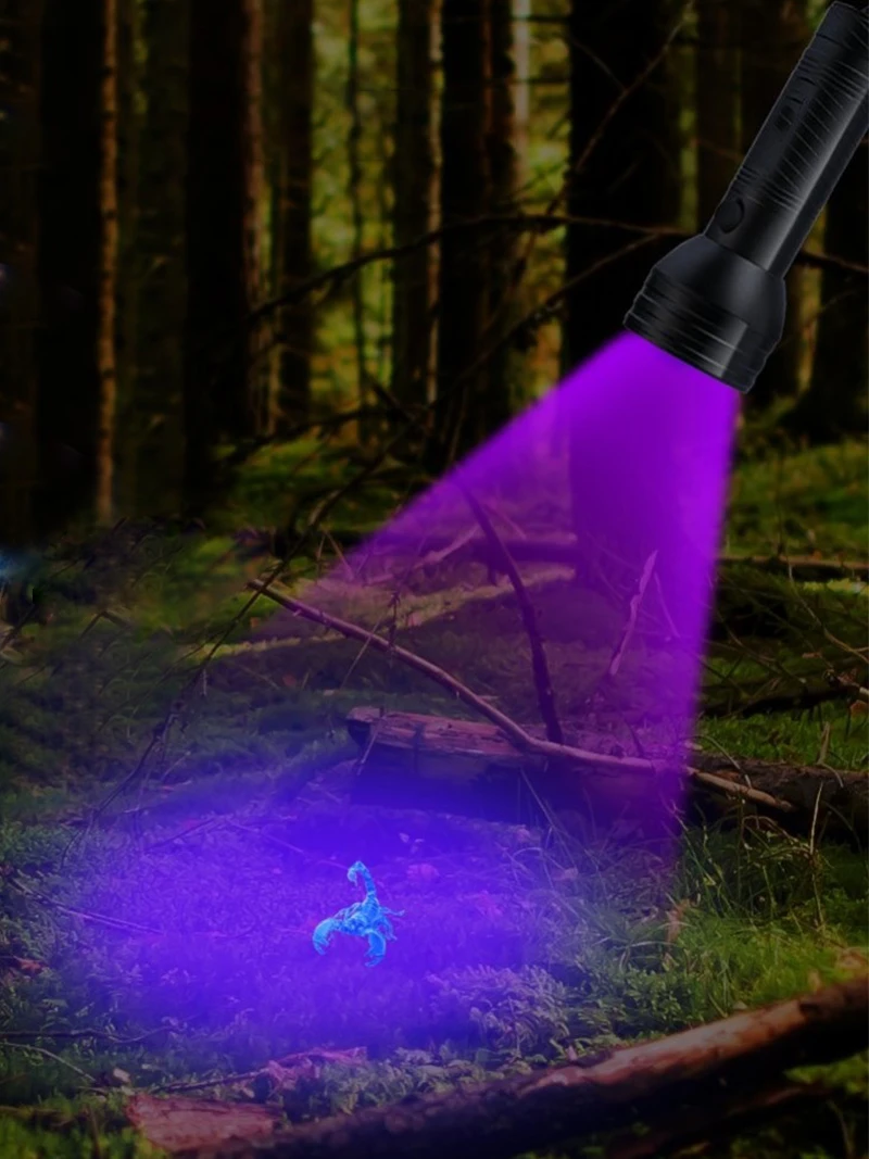 51 Светодиодный УФ фонарь фонарик светосветильник лампа безопасность