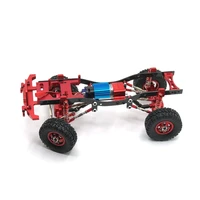 cnc metal rc car body chassis frame kit fits for 110 rc crawler wpl c14 c24 116 rc car upgrade parts