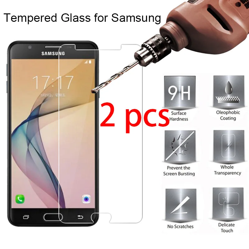 

2PCS Glass For Samsung J7 Pro J5 J3 J1 2016 2017 2015 Screen Protector For Samsung S6 S7 A3 A5 A7 A8 A9 Plus 2018 Glass