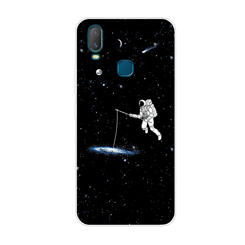 Чехол для Vivo Y11 2019 тонкий мягкий силиконовый чехол накладка s Y19 Y 19 Y17 17 Прозрачный