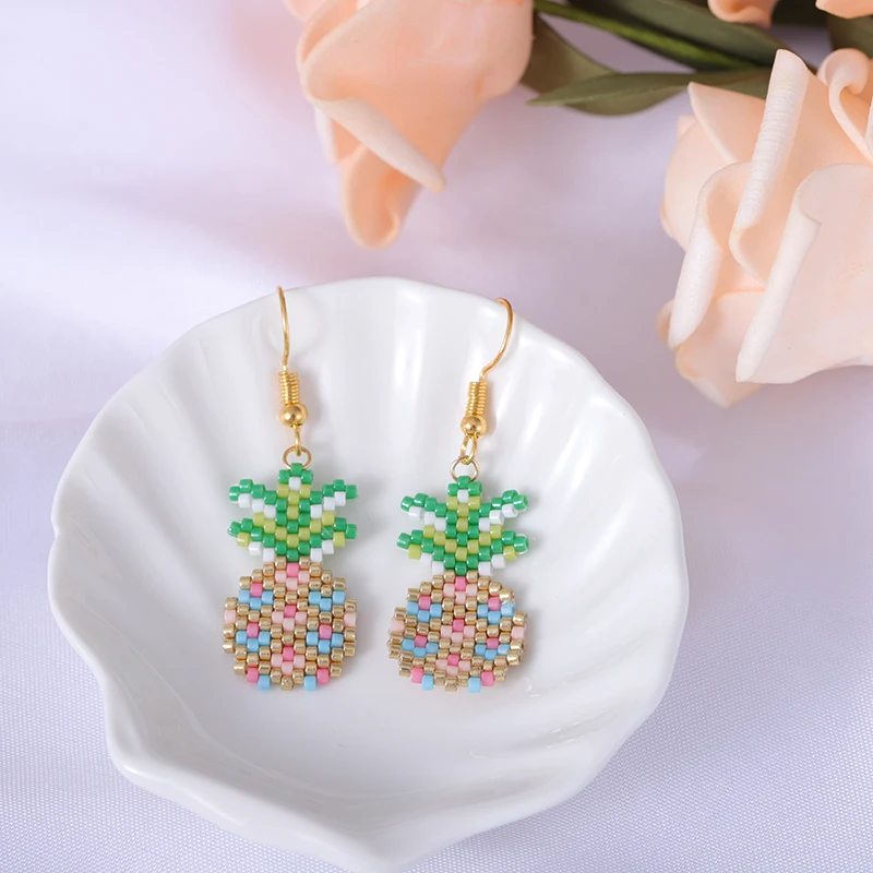 Милые серьги G.YCX в виде клубники арбуза дельмики Юки для женщин девушек животных