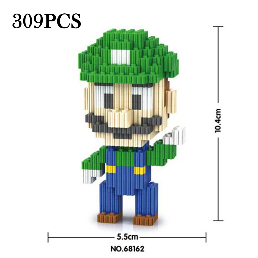 Строительные блоки, игрушки для детей, Super Mario Bros, алмазные мини-блоки, Doraemoned, супер герой, Narutoes, Звездные войны, Детский Рождественский подарок