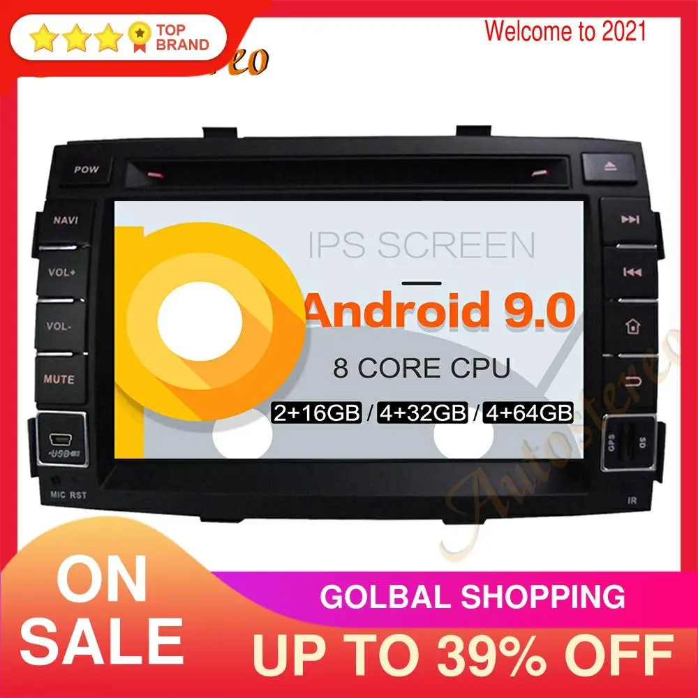 

Автомобильный DVD-плеер DSP Android 9 PX5/PX6, GPS-навигация для KIA SORENTO 2010-2012, автомобильное радио, стерео, головное устройство, мультимедийный плеер ISP