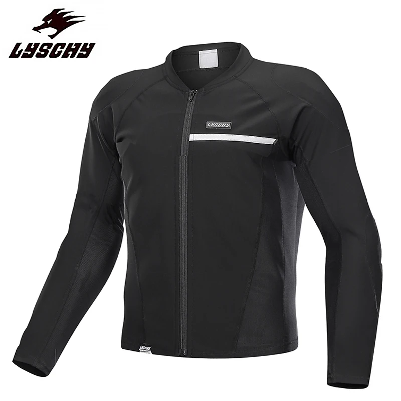 

LYSCHY Men's Motorcycle Body Armor Protection Breathable Motocross Racing Clothing Suit Motorbike Moto Jacket Armor Four Season