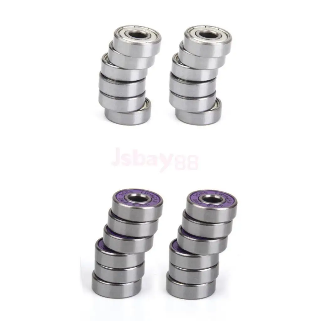 

16PCS Skateboard Scooter Hockey Roller Rolling Skate Ball Bearings ABEC-7 ILQ-9