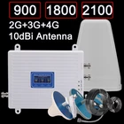 Ретранслятор Gsm 2g 3g 4g усилитель сотового сигнала Мобильный усилитель сотового телефона Сетевой удлинитель 900 1800 2100 B1 B3 B8 LTE антенны