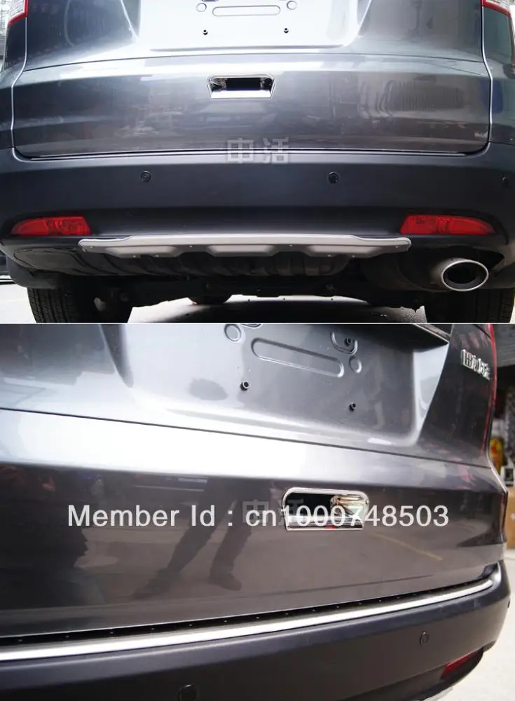 Для Honda CRV 2012 2013 2014 ABS хромированный задний багажник автомобиля украшение дверная