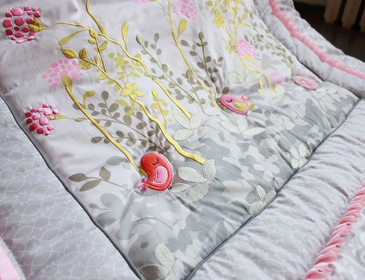 4 шт покрытые серебром с рисунком в виде птичек Вышивка принадлежности для