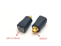 diy 2pin 0 78mm female to mmcx male adapter interface conversion pin connector 1 pair