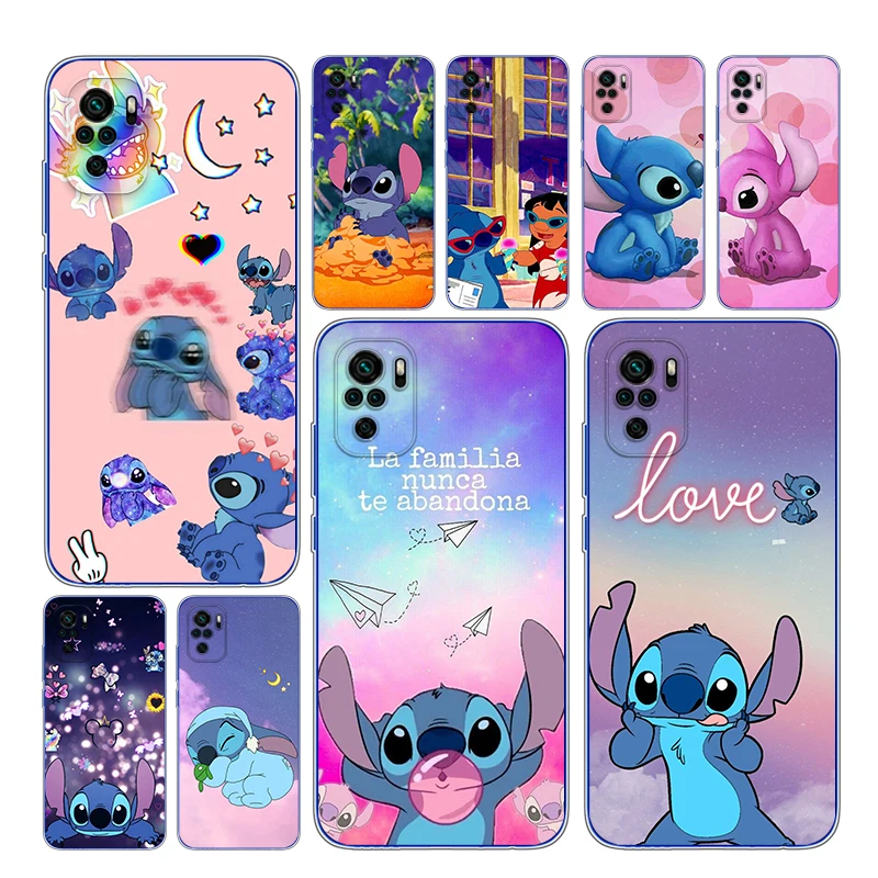 

For Xiaomi Redmi Note 4 4X 5A 5 6 7 8T 8 9T 9S 9 10 10S Prime Pro Max Stitch Abomination Little Monster Transparent Phone Case