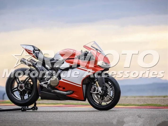 

Новый комплект обтекателей ABS для мотоцикла, подходит для Ducati 959 1299 Panigale 2015 2016 2017 2018 15 16 17 18, красный, белый