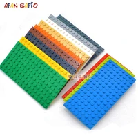 20pcs diy building blocks thin figures bricks 8x16 dots 12color educational creative compatible with 92438 toys for children