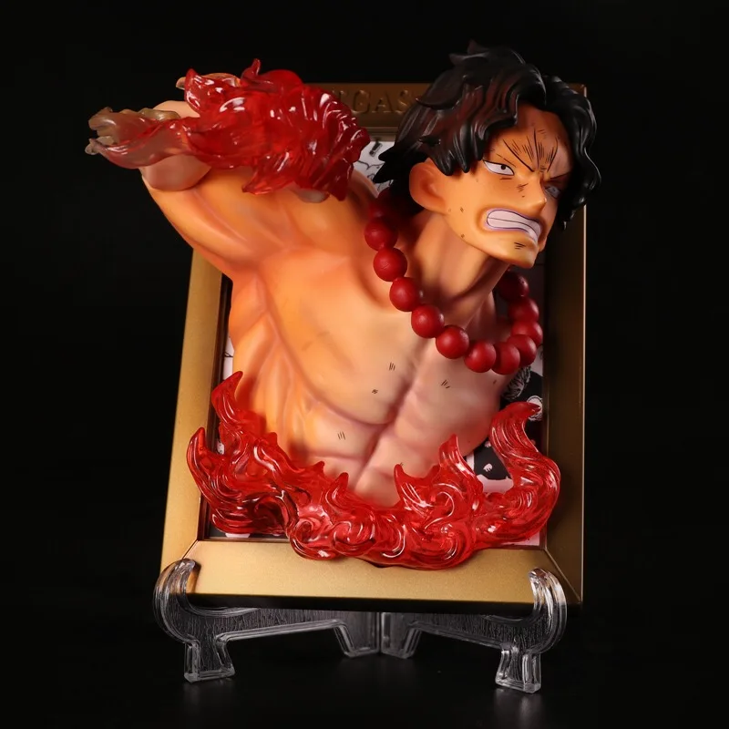 

Anime One Piece 3D Painting Model Toys Luffy Ace Sabo PVC Action Figure Toys Dolls Toys19CM Free Shipping 1 order