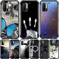 phone bags cases for ulefone armor 6 6e 6s 7 7e power 5 5s case cover fashion marble inkjet painted shell bag