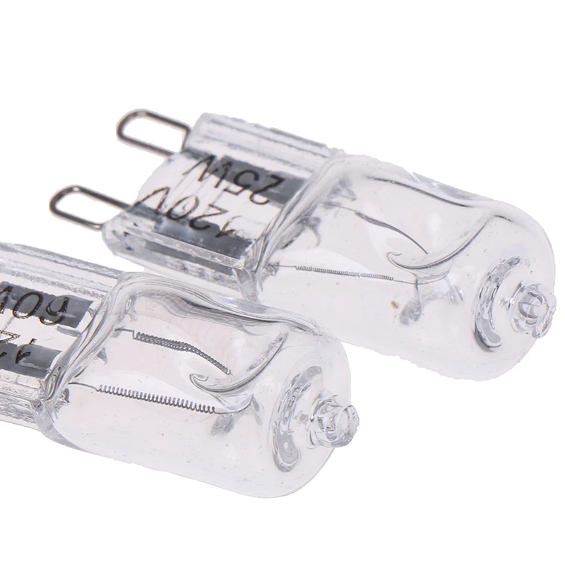 

10pcs G9 Pin Halogen 120V 25W 40W 60W Light Bulb JCD G9