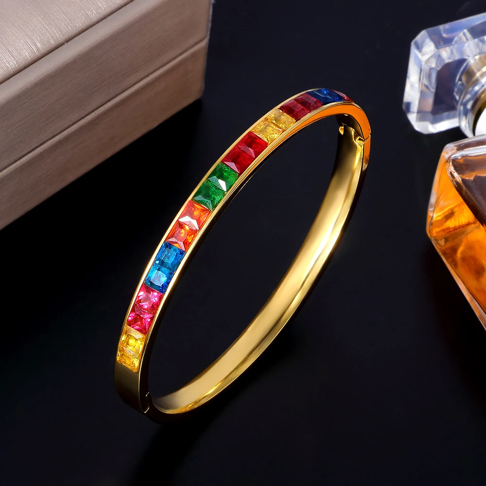 Новые модные женские браслеты с подвесками и кристаллами открытые из